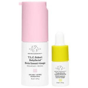 NIB Drunk Elephant T.L.C. Sukari Babyfacial™ Mini with bonus Virgin Marula Oil